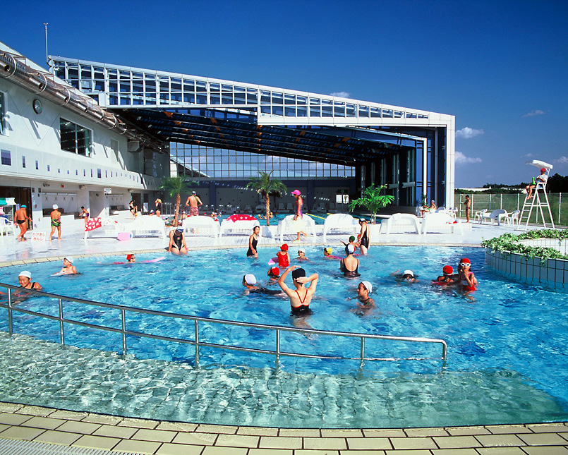 中央運動公園温水プール上屋 システム建築実績No.1 横河システム建築 中央運動公園温水プール上屋 システム建築実績No.1 横河システム建築