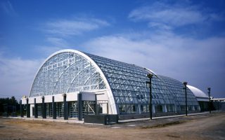 三橋総合公園プール上屋