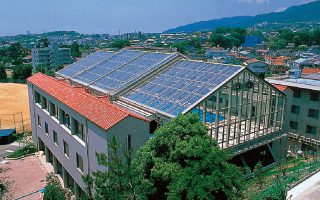 私立夙川学院中学校・高等学校 開閉式プール上屋
