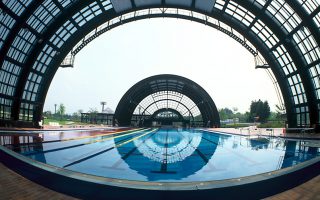 牛久運動公園プール上屋