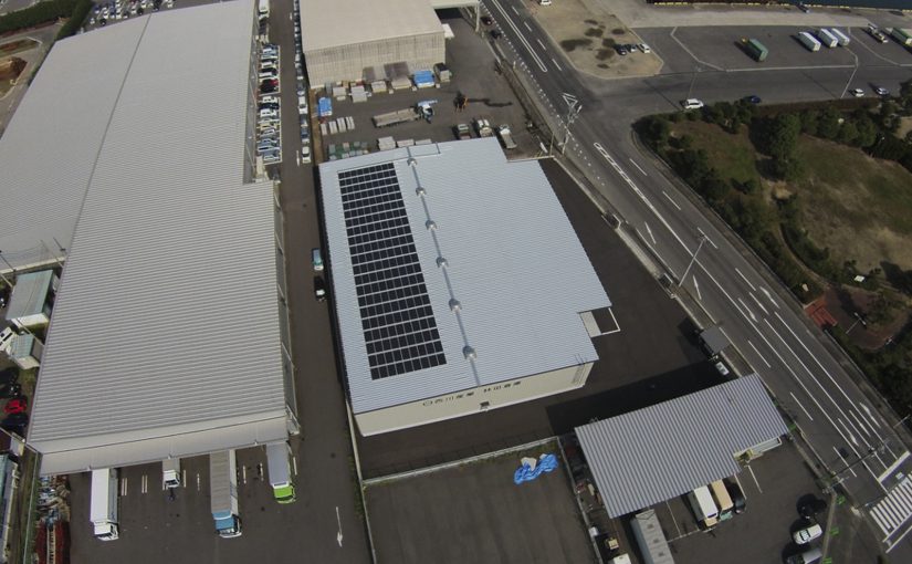 西川産業株式会社 林田倉庫屋根太陽光発電