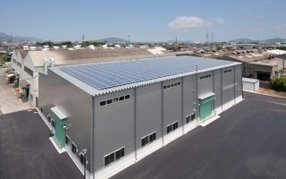 岡野バルブ製造株式会社 行橋工場第４棟屋根太陽光発電