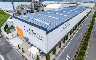 三光株式会社 江島工場屋内保管建屋棟