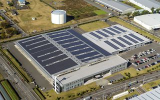 株式会社オリンピア 群馬工場 屋根太陽光発電