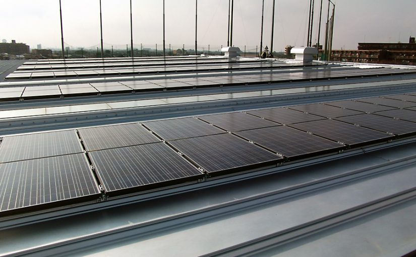 NTT東日本船橋グラウンド 屋内野球練習場太陽光発電