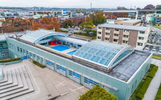立川市 柴崎市民体育館室内プール開閉屋根