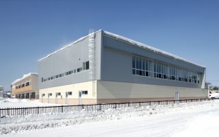安平町立追分中学校体育館