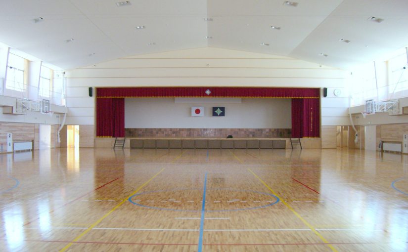 福島県立石川高等学校 体育館