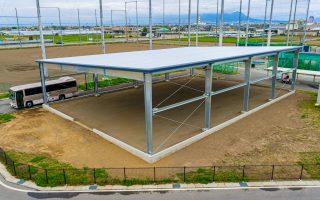 群馬県立前橋商業高等学校 第２グラウンド雨天練習場