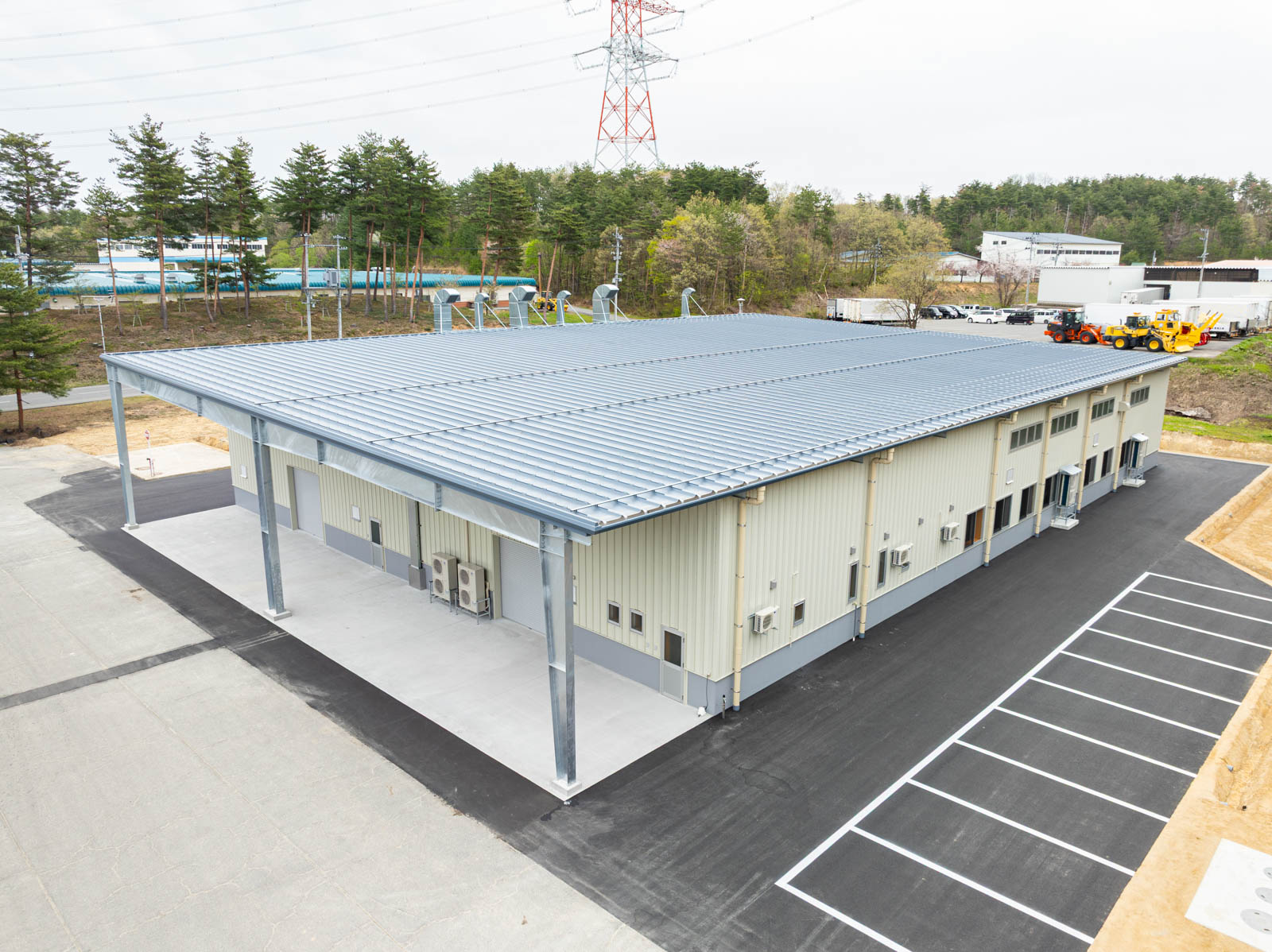 サンリット工業株式会社 飯豊PC工場 新塗装工場棟